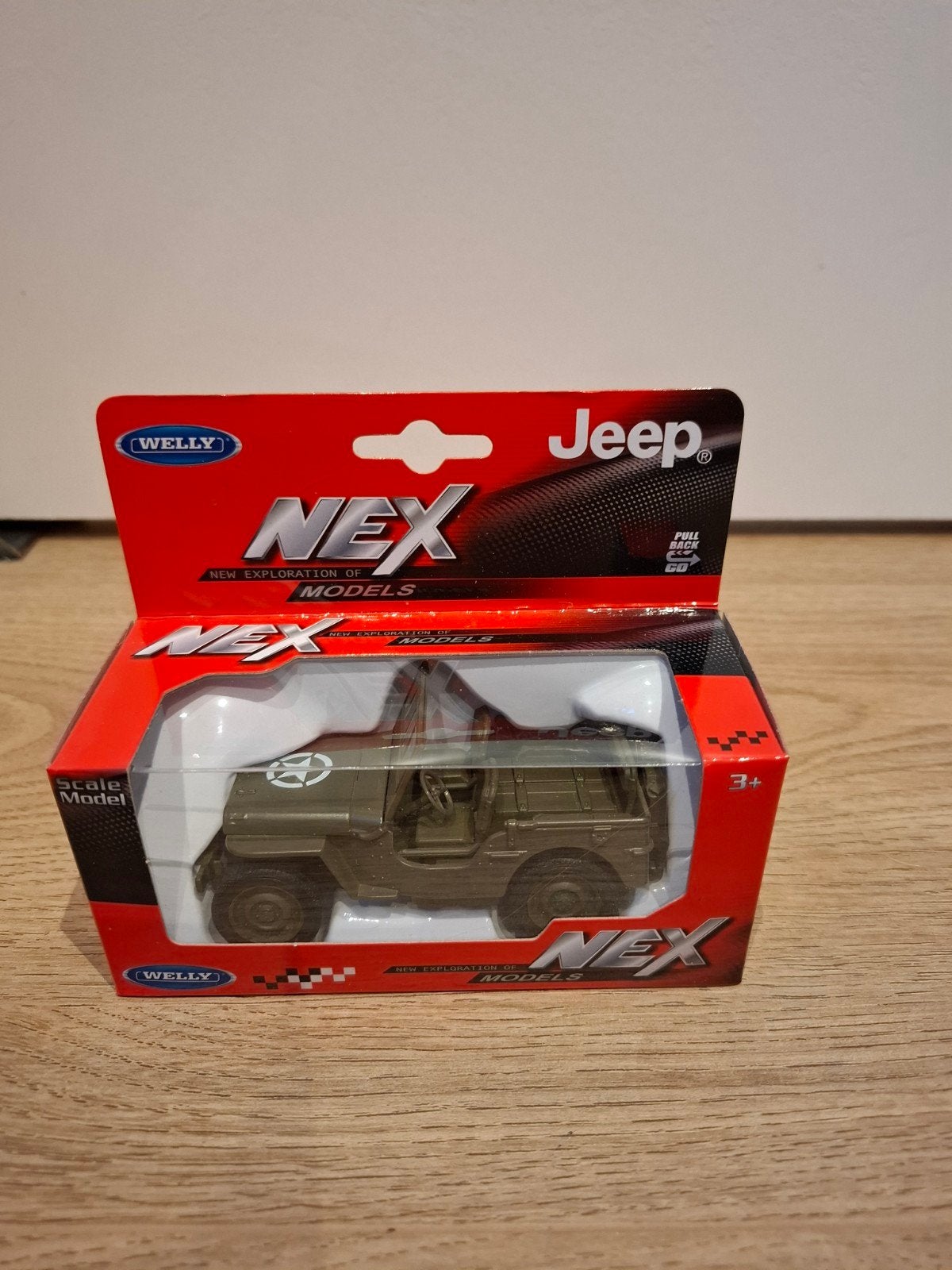 Willys MB Jeep 1:43 Schaalmodel - Nieuw in doos, Ophalen of Verzenden, Nieuw, Auto
