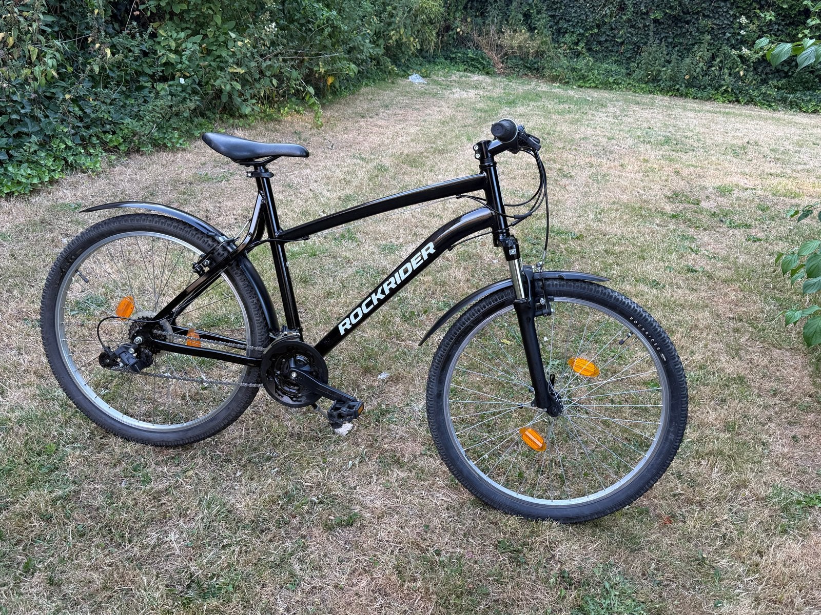 Rockrider 26 inch mountainbike, 18 versnellingen, Gebruikt, Hardtail, Velgrem, Ophalen