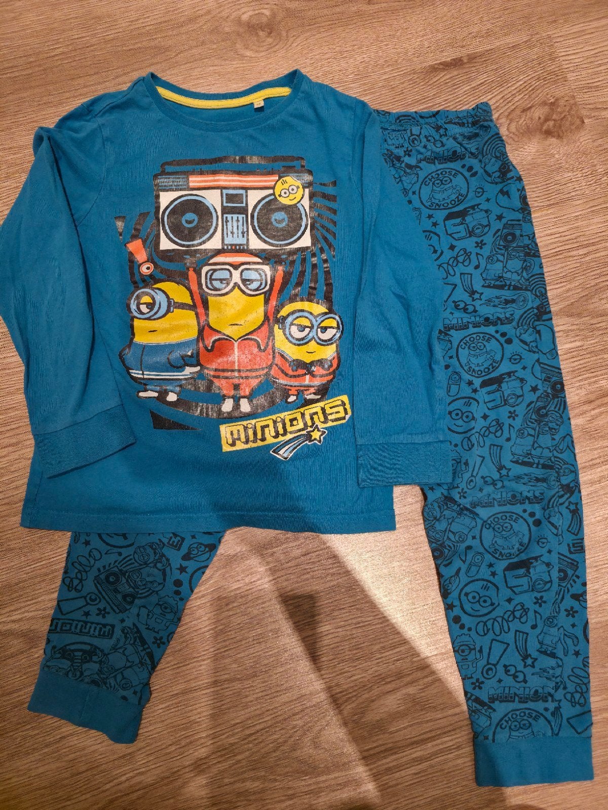 Minions pyjama maat 128, Kinderen en Baby's, Nacht- of Onderkleding, Jongen of Meisje, Ophalen of Verzenden, Minions