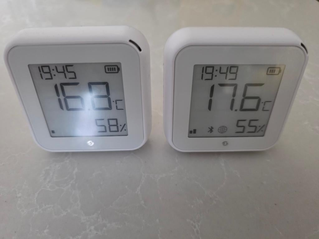 Shelly H&T Wi-Fi Temperatuur- en Vochtigheidssensor, Audio, Tv en Foto, Weerstations en Barometers, Ophalen of Verzenden, Zo goed als nieuw