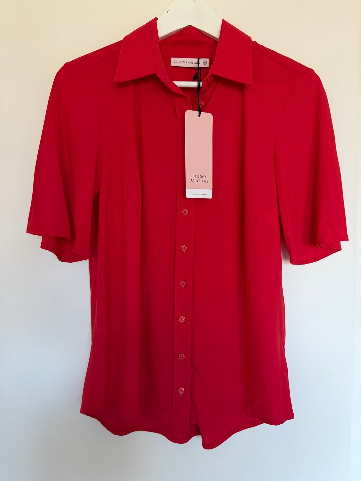 Nieuw! Studio Anneloes Bobby Butterfly Blouse XS Rood, Ophalen of Verzenden, Nieuw, Maat 34 (XS) of kleiner, Rood