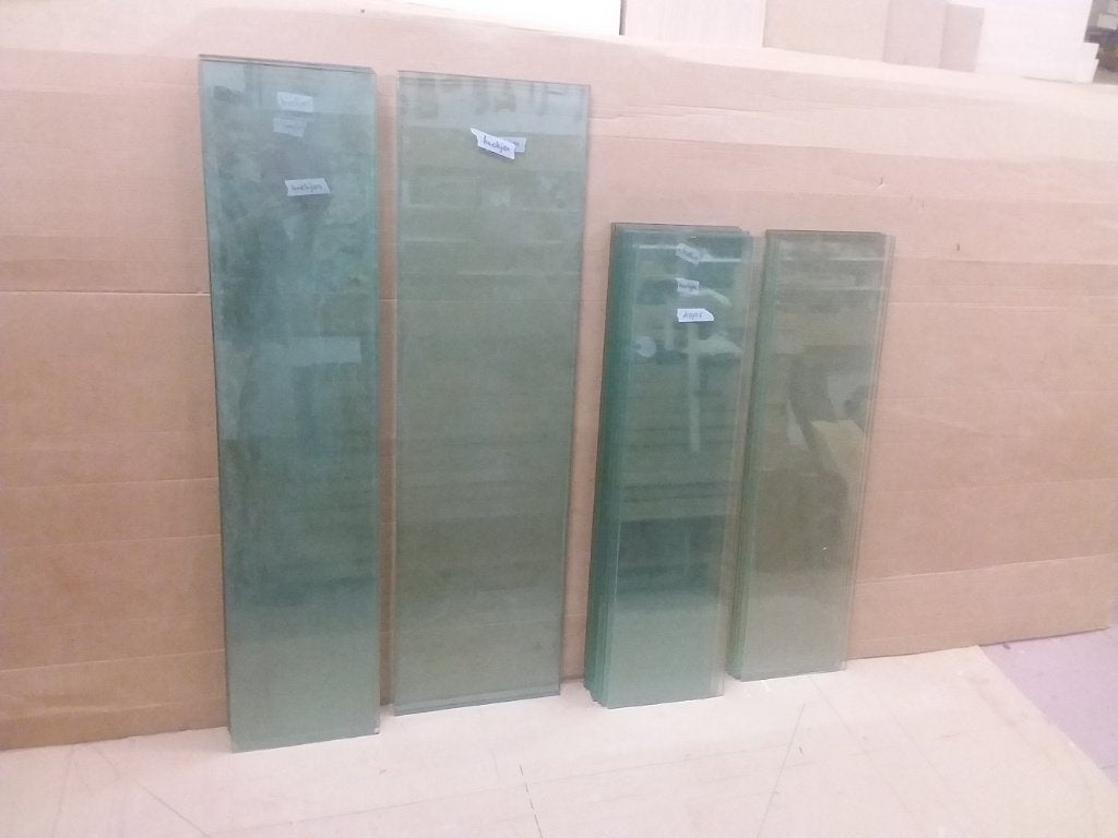 losse glasplaten voor stellingen of vitrine, Ophalen, Gebruikt, 100 tot 150 cm, Glas
