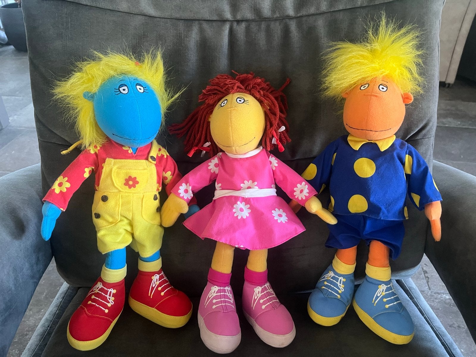 Tweenies knuffels set van 3 - Zo goed als nieuw, Overige merken, Overige karakters, Overige typen, Ophalen of Verzenden