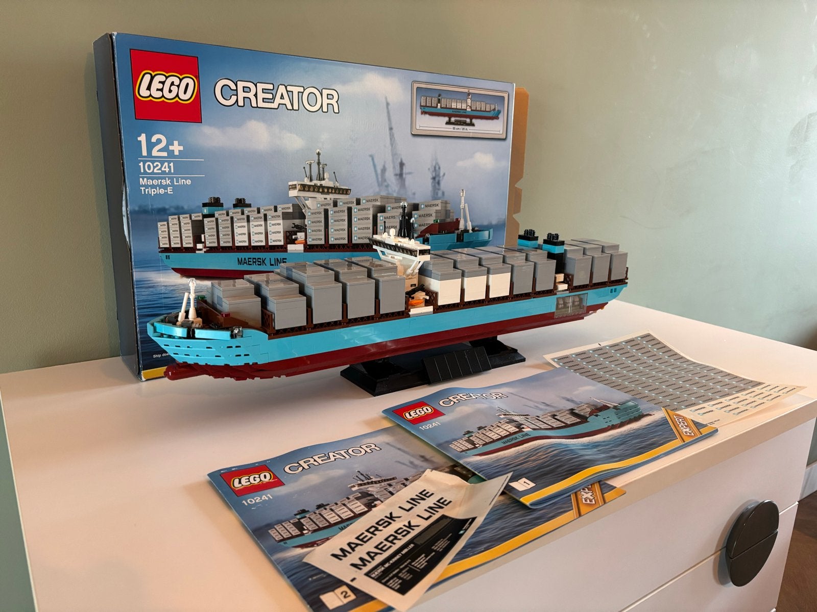 LEGO Creator 10241 Maersk Line Triple-E (Compleet in doos), Ophalen of Verzenden, Gebruikt, Overige merken