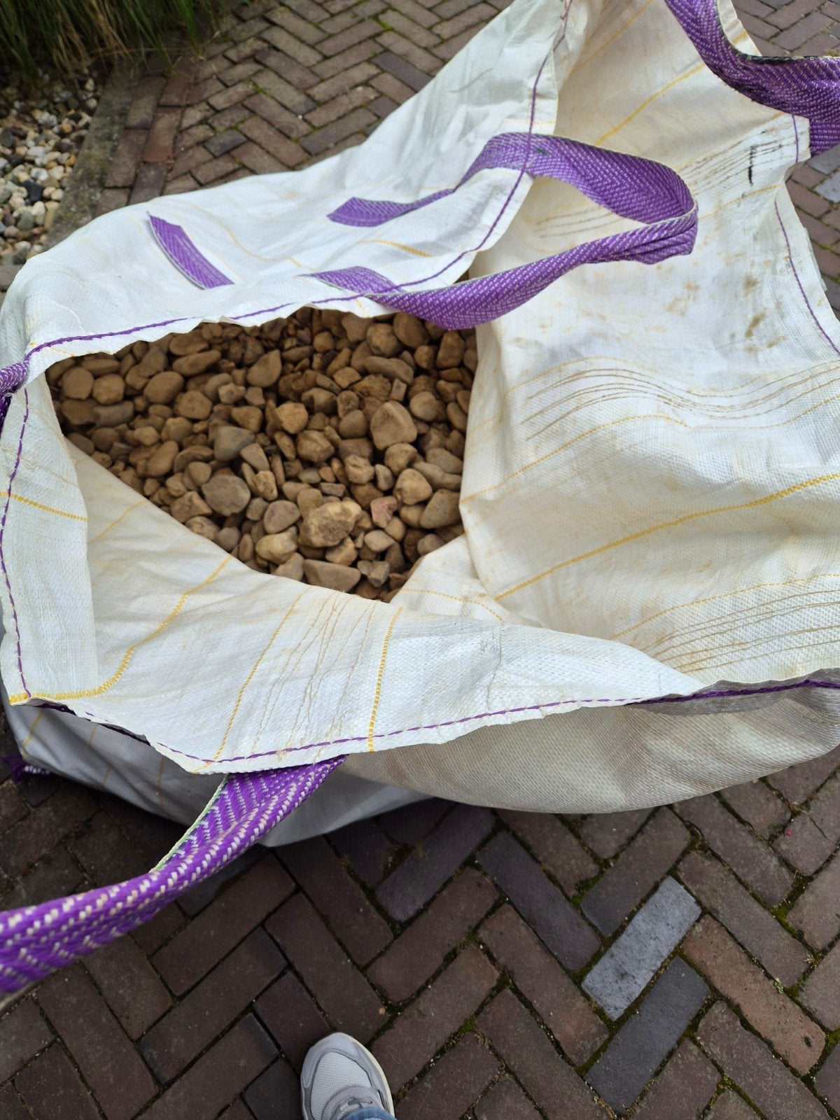 Bigbag met siergrind/split - Bruin/Beige, Ophalen, Nieuw, Bruin, Grind