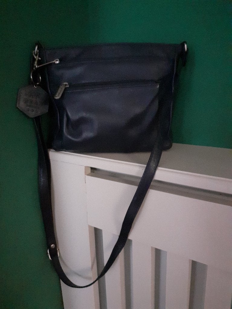 Tas BEAR DESIGN kleur donkerblauw, Ophalen of Verzenden, Gebruikt, Blauw, Schoudertasje