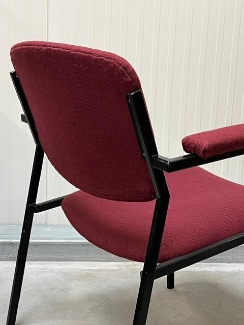 Gijs van der Sluis fauteuil vintage armstoel jaren 70 paars, Gebruikt, Minder dan 75 cm, Vintage, Ophalen of Verzenden