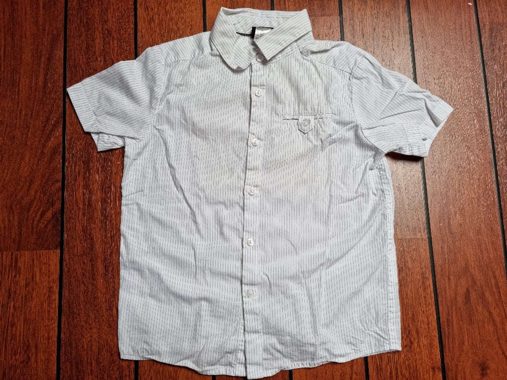 H&M blouse overhemd maat 116 ** LEUK **, Gebruikt, H&M, Overhemd of Blouse, Ophalen of Verzenden