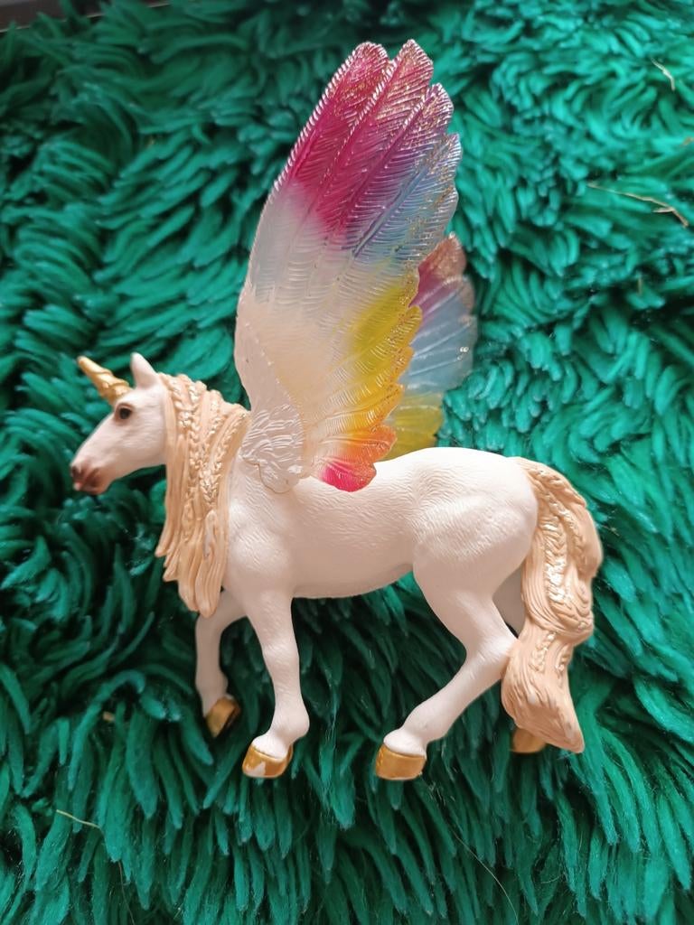 Eenhoorn met Regenboogvleugels - Schleich, Ophalen of Verzenden, Zo goed als nieuw, Jongen of Meisje