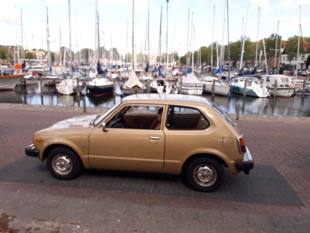 Honda Civic 1.2 AUT 1978 Geel, Auto's, Oldtimers, Automaat, Geel, Particulier, Hatchback