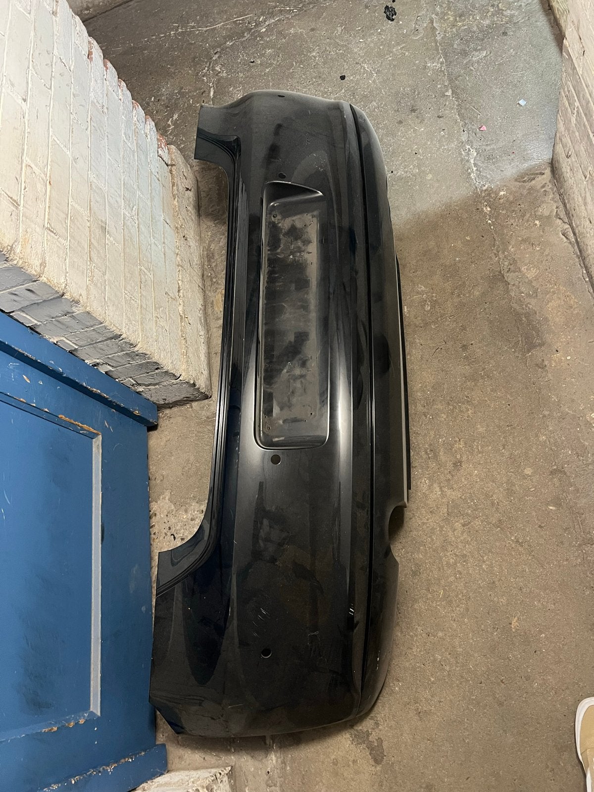 Achterbumper VW Polo 6R/6C - Zwart, Auto-onderdelen, Ophalen, Gebruikt, Volkswagen, Achter