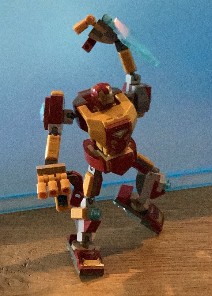 LEGO  Iron Man marvel nummer: 76203, Kinderen en Baby's, Ophalen, Zo goed als nieuw