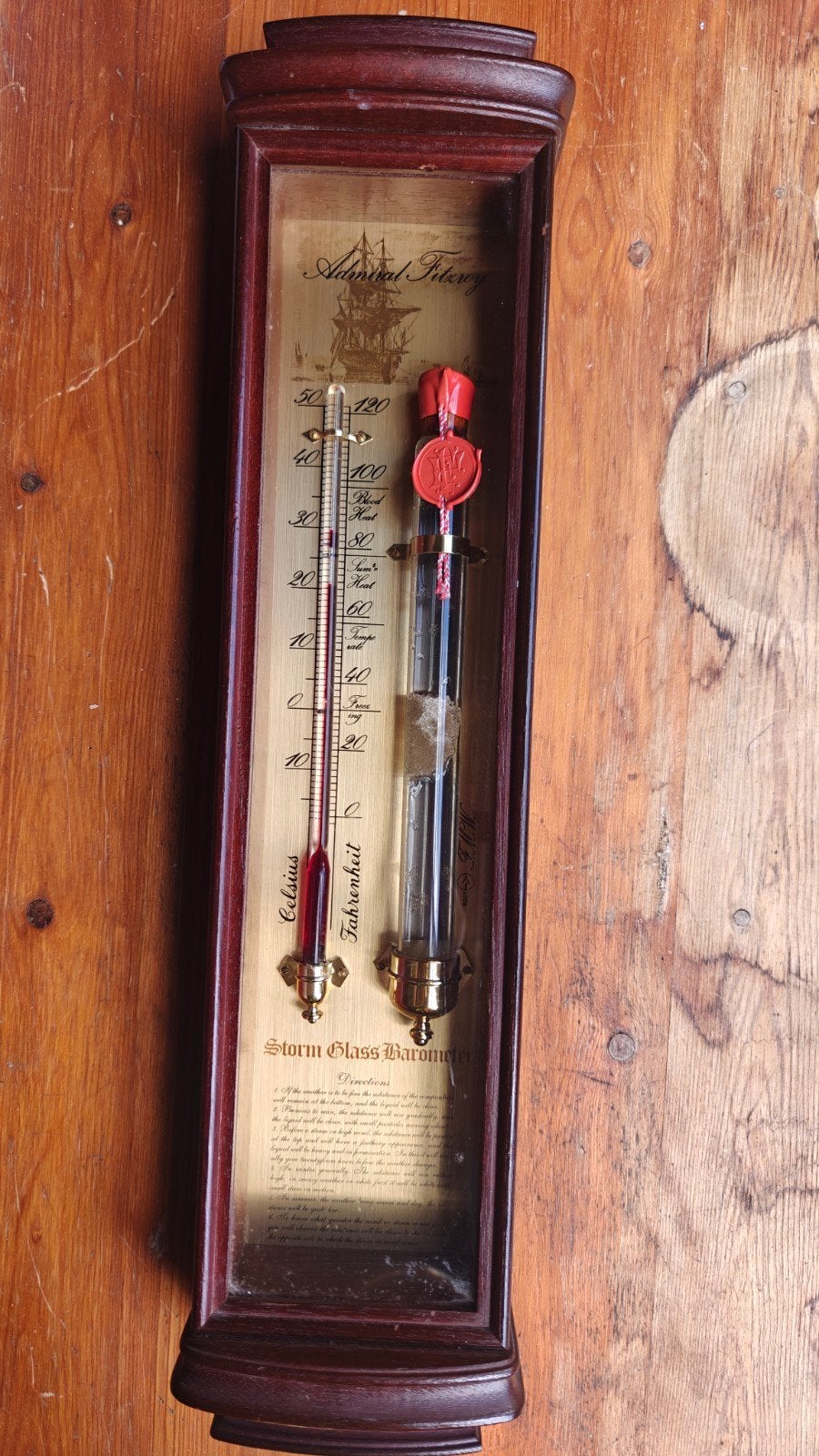 Admiral Fitzroy Stormglas Barometer 1988, Ophalen of Verzenden