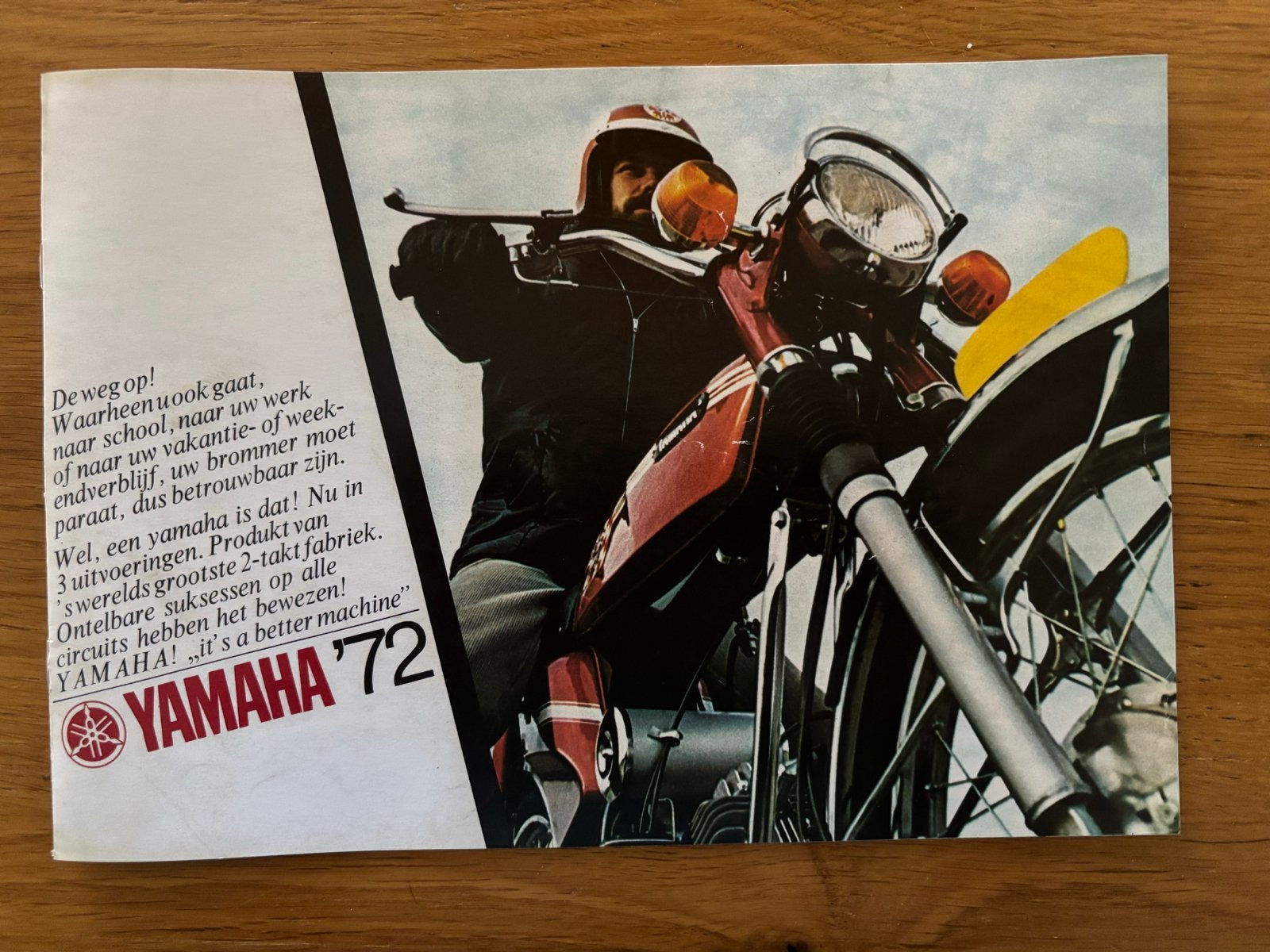 YAMAHA FS1 FIZZY 50 brommer bromfiets folder brochure, Ophalen of Verzenden, Gebruikt