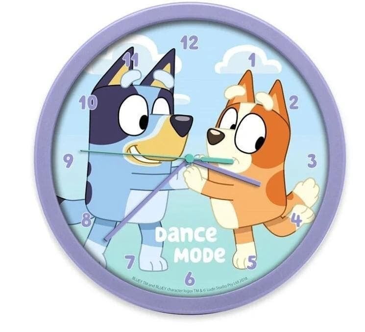 Bluey en Bingo Wandklok / Klok, Nieuw, Ophalen of Verzenden, Nvt, Nvt