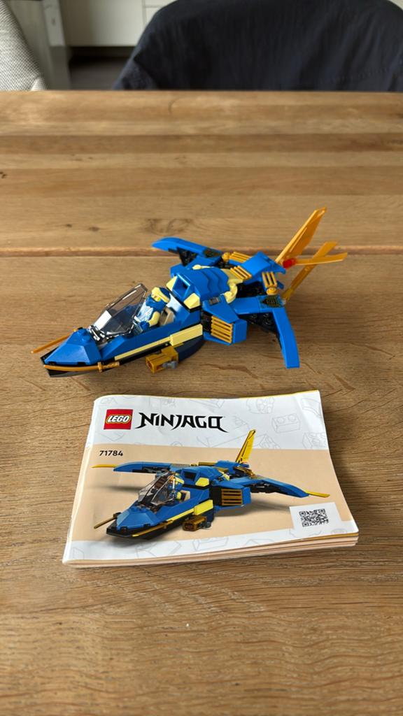 LEGO Ninjago Jay's Bliksemstraaljager 71784, Ophalen of Verzenden, Zo goed als nieuw