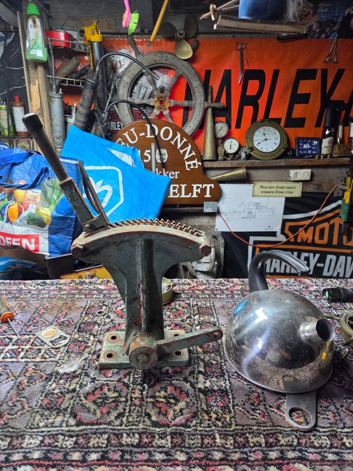 Originele Kromhout Gashendel / Regelateur, Ophalen of Verzenden, Gebruikt, Motor en Techniek, Zeilboot of Motorboot