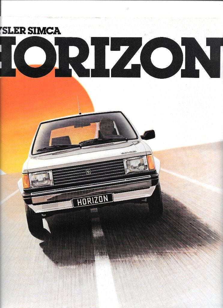 SIMCA/TALBOT HORIZON,  3 folders, Ophalen of Verzenden, Zo goed als nieuw, Overige merken