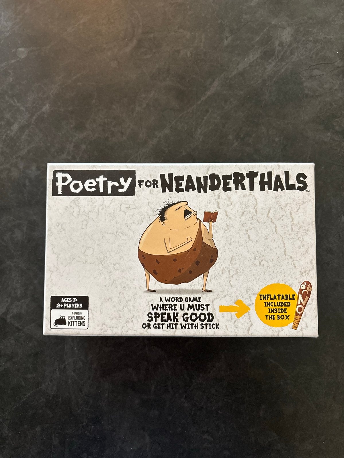 Nieuw Poetry For Neanderthals spel van Exploding Kittens, Drie of vier spelers, Ophalen of Verzenden, Nieuw