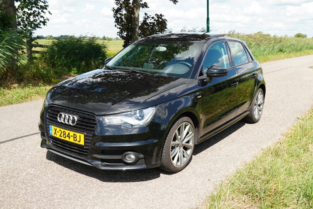Audi A1 SPORTBACK 1.2 Tfsi 63KW SB 2013 Zwart, Auto's, Voorwielaandrijving, Euro 5, Stof, 4 cilinders