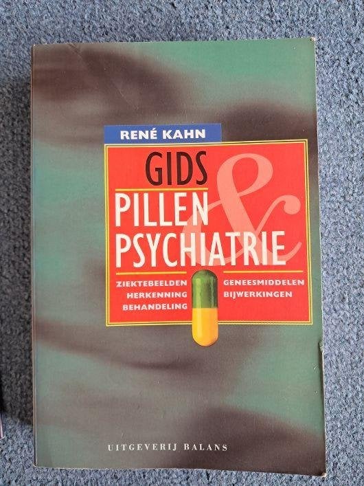 Gids pillen en psychiatrie - Rene Kahn, Ophalen of Verzenden, Zo goed als nieuw, Dieet en Voeding