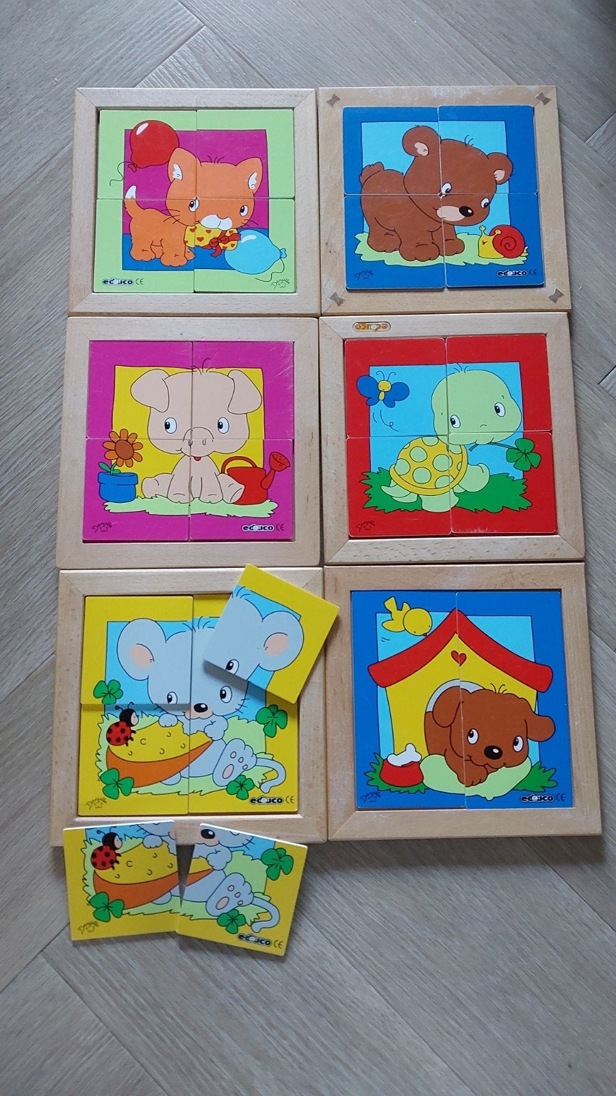 educo puzzels, Ophalen of Verzenden, 10 tot 50 stukjes