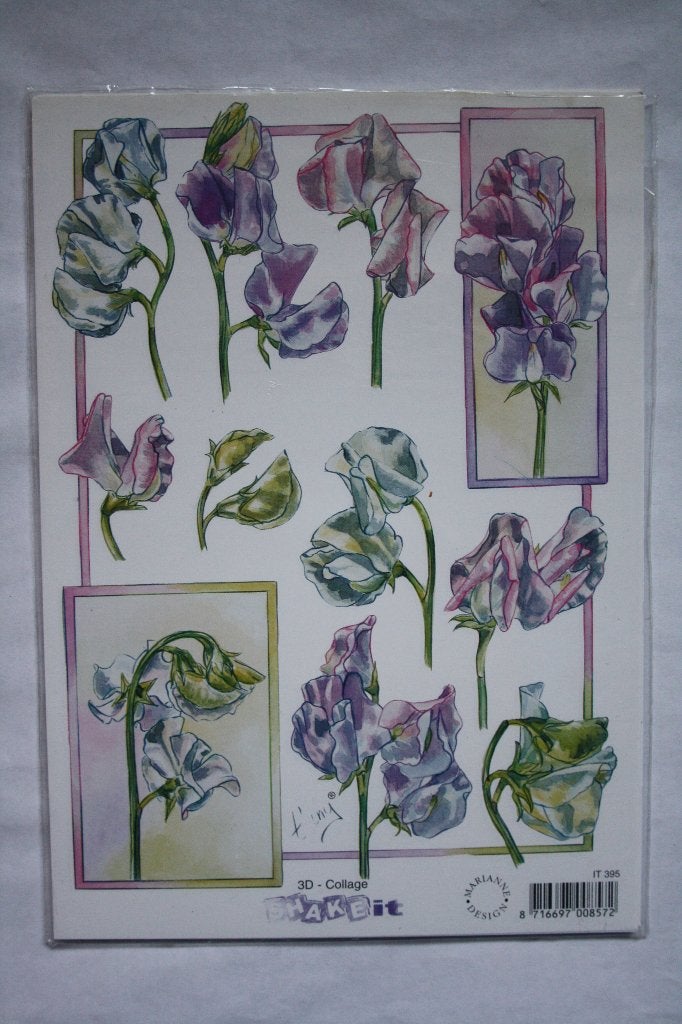 15 st. A5 knipvellen A5 shake-it 3D collage 9853, Ophalen of Verzenden, Nieuw, Natuur, Knipvel