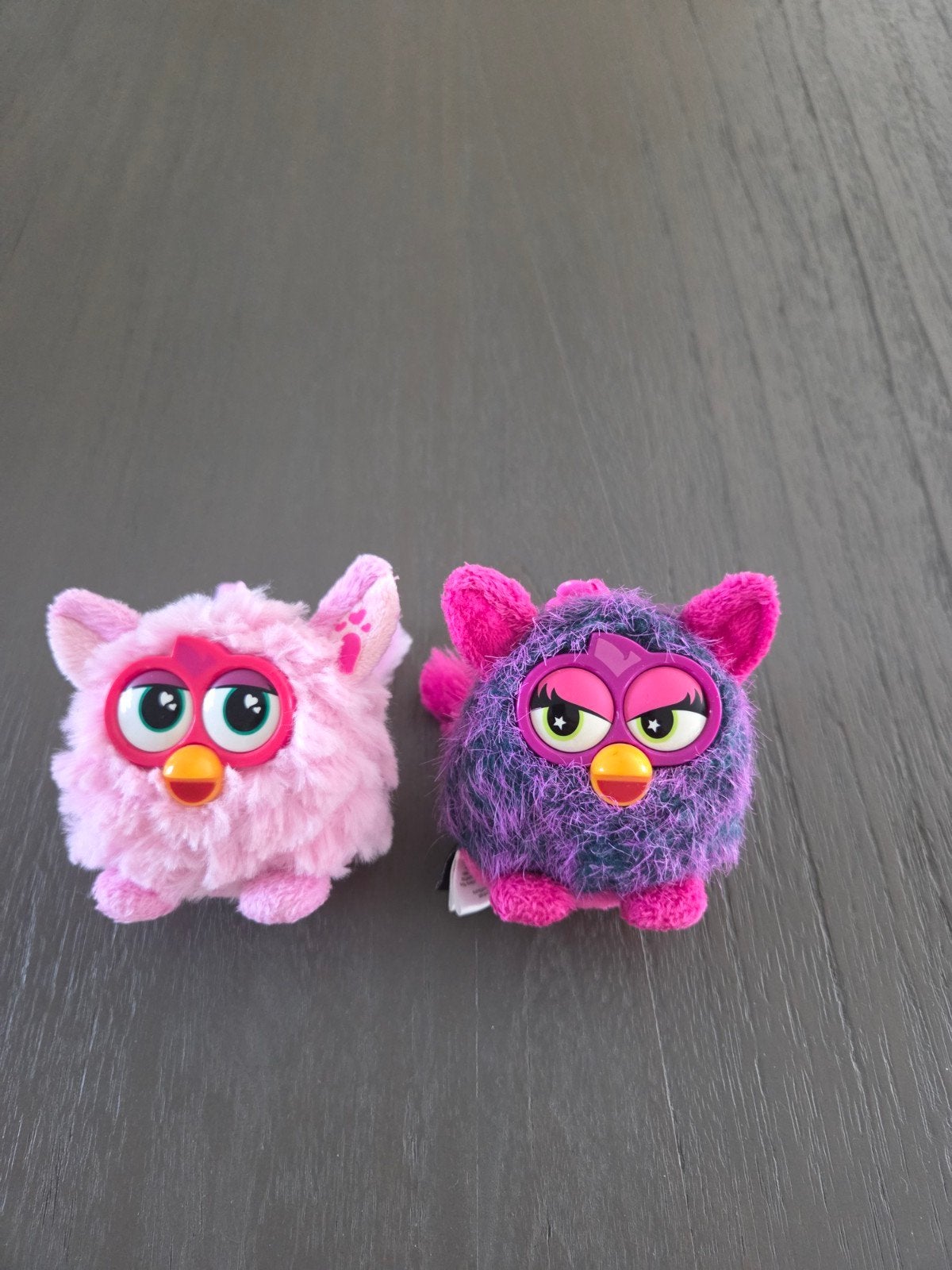 Furby Sleutelhanger 2013 - Roze en Paars, Ophalen of Verzenden, Zo goed als nieuw, Knuffel of Figuurtje