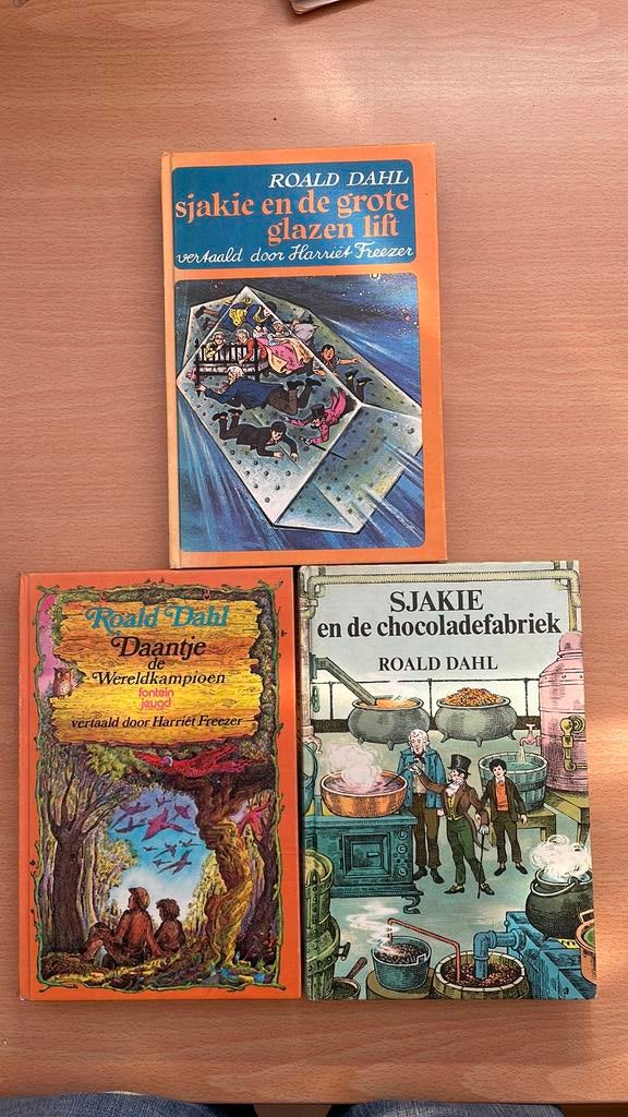 Roald Dahl Sjakie chocoladefabriek lift Daant wereldkampioen, Boeken, Kinderboeken | Jeugd | onder 10 jaar, Ophalen of Verzenden