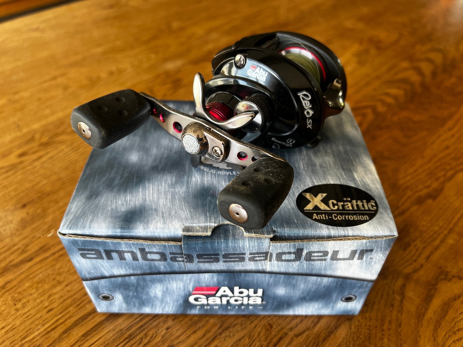 Abu Garcia Revo SX baitcaster reel, Ophalen of Verzenden, Gebruikt, Molen