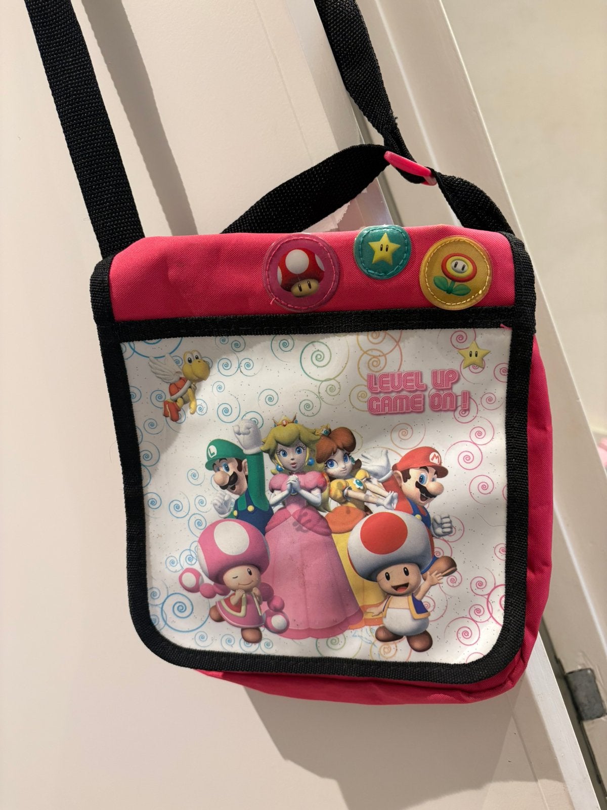 Tasje super mario, Ophalen of Verzenden, Zo goed als nieuw, Rugtas, Minder dan 30 cm