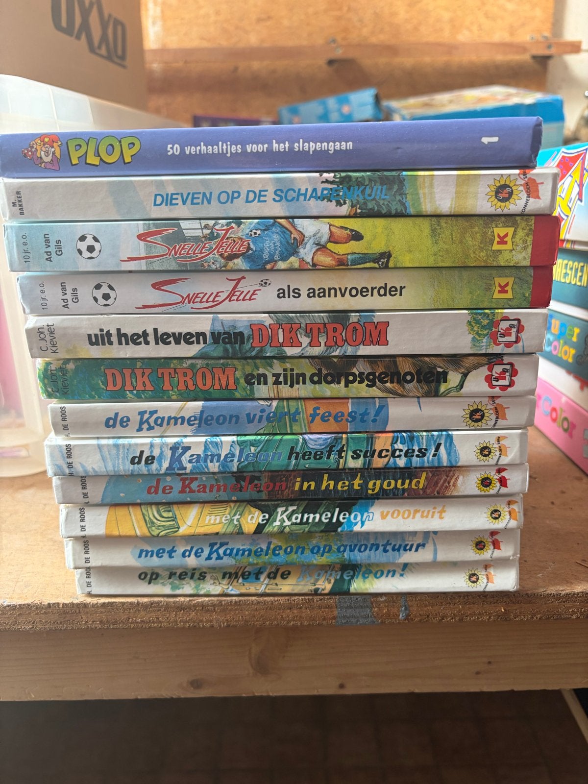 De Kameleon boeken - Dik trom en snelle jelle, Boeken, Ophalen, Gelezen, Fictie algemeen