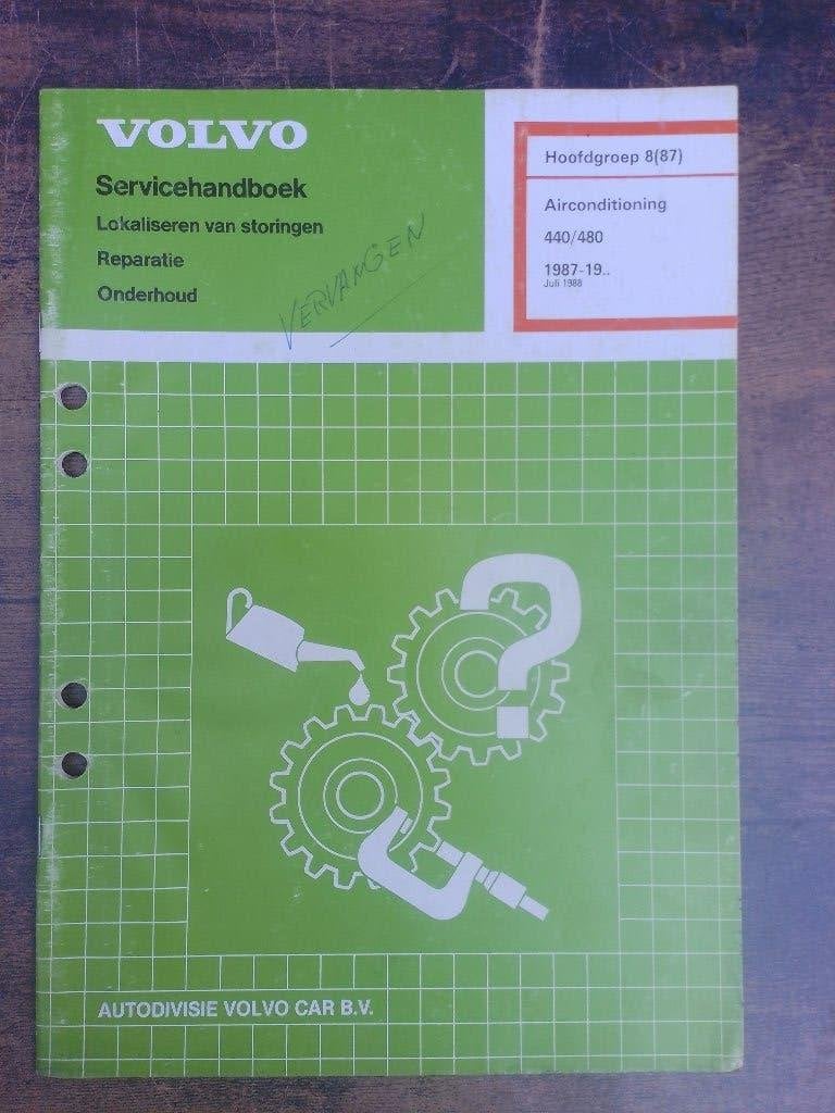 Volvo 440 - 480 dealer werkplaatsboek, Verzenden, Gelezen, Volvo
