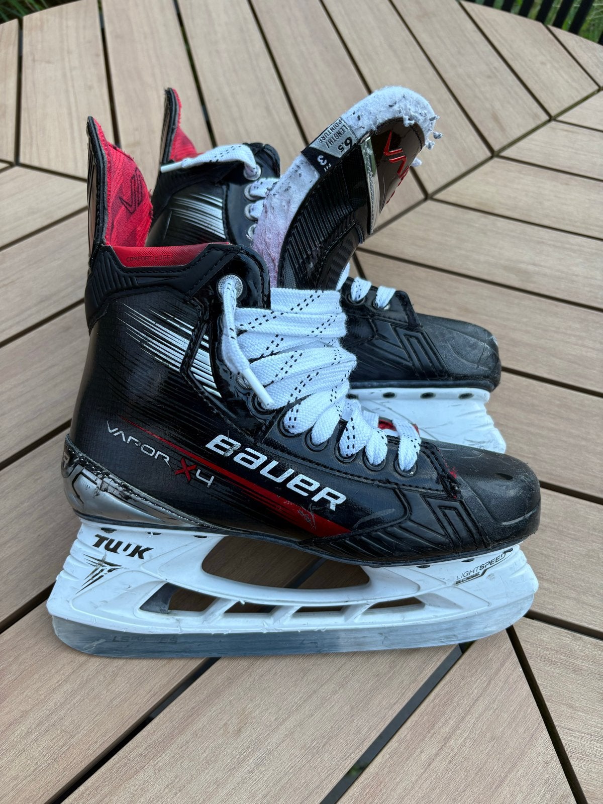 Bauer Vapor X4 IJshockeyschaatsen - Maat 6.5 (39), Ophalen of Verzenden, Zo goed als nieuw, IJshockeyschaatsen, Bauer
