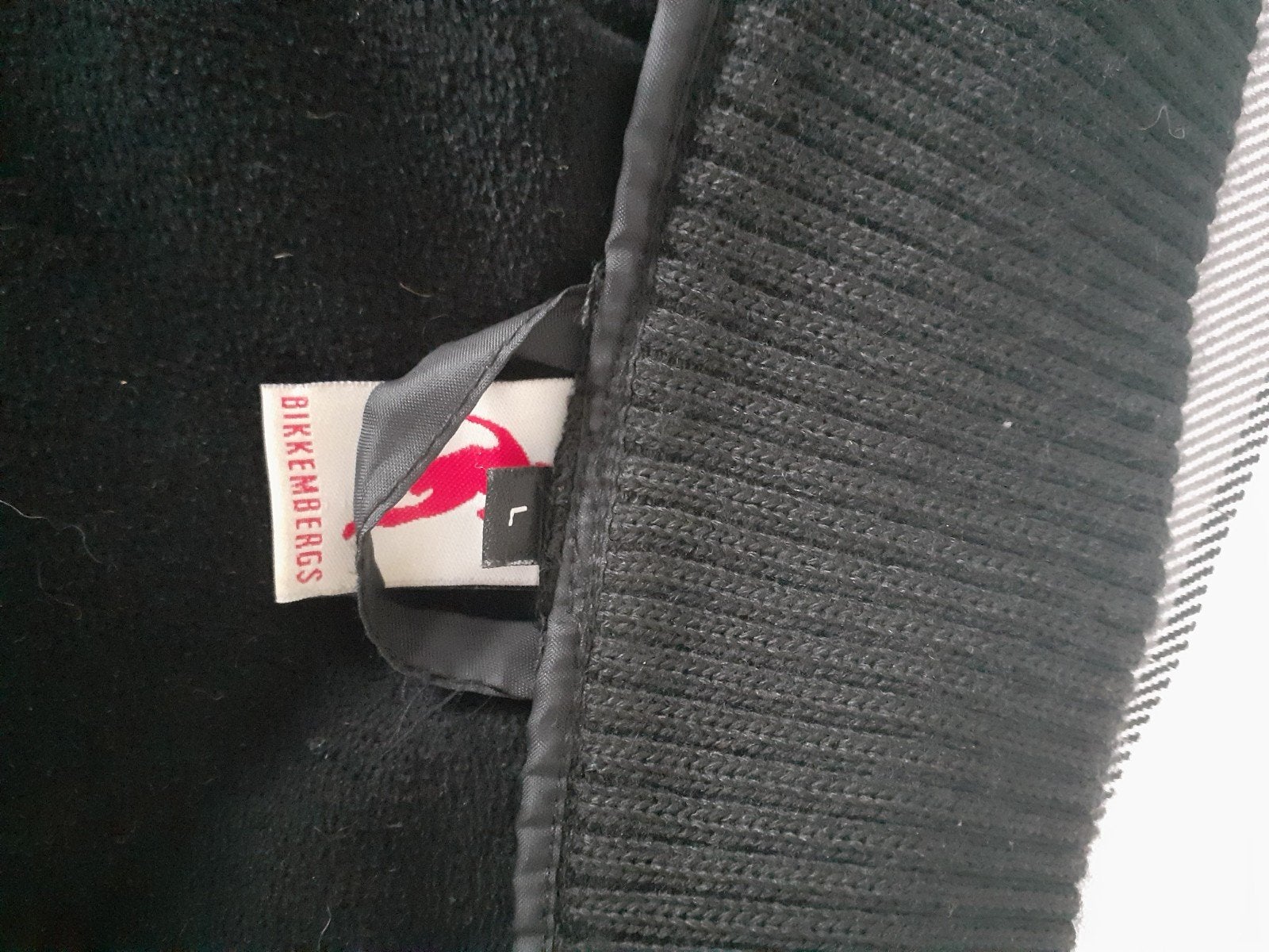 DIKKER ZWART BIKKEMBERGS JASJE MAAT L, Kleding | Heren, Maat 52/54 (L), Zwart, Ophalen of Verzenden, Zo goed als nieuw