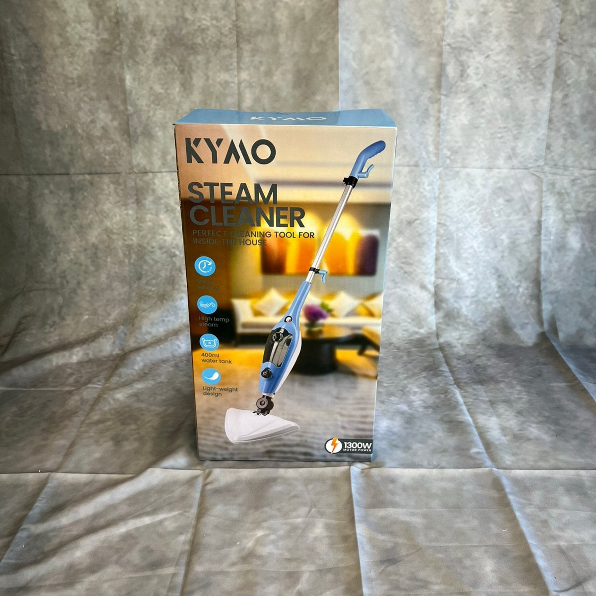 Stoommop en Handstoomreiniger 9 in 1 Kymo - nieuwprijs €159, Witgoed en Apparatuur, Ophalen of Verzenden, Zo goed als nieuw, Stoomreiniger