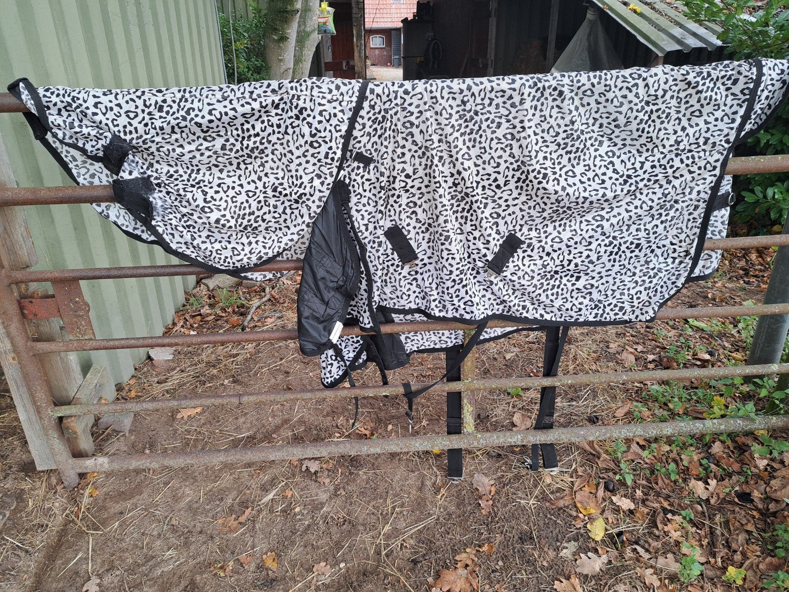 vliegendeken met los halsstuk, Dieren en Toebehoren, Afneembare hals, Ophalen of Verzenden, Zo goed als nieuw, Pony (P)