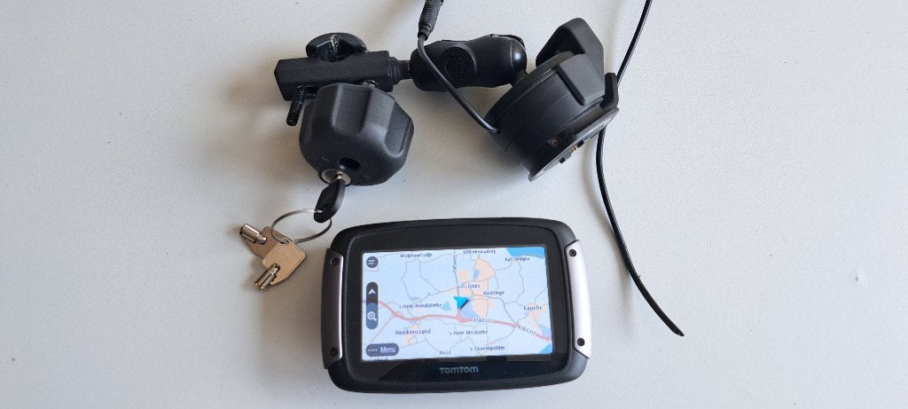 TomTom Rider 550 incl. slot, Ophalen of Verzenden, Zo goed als nieuw