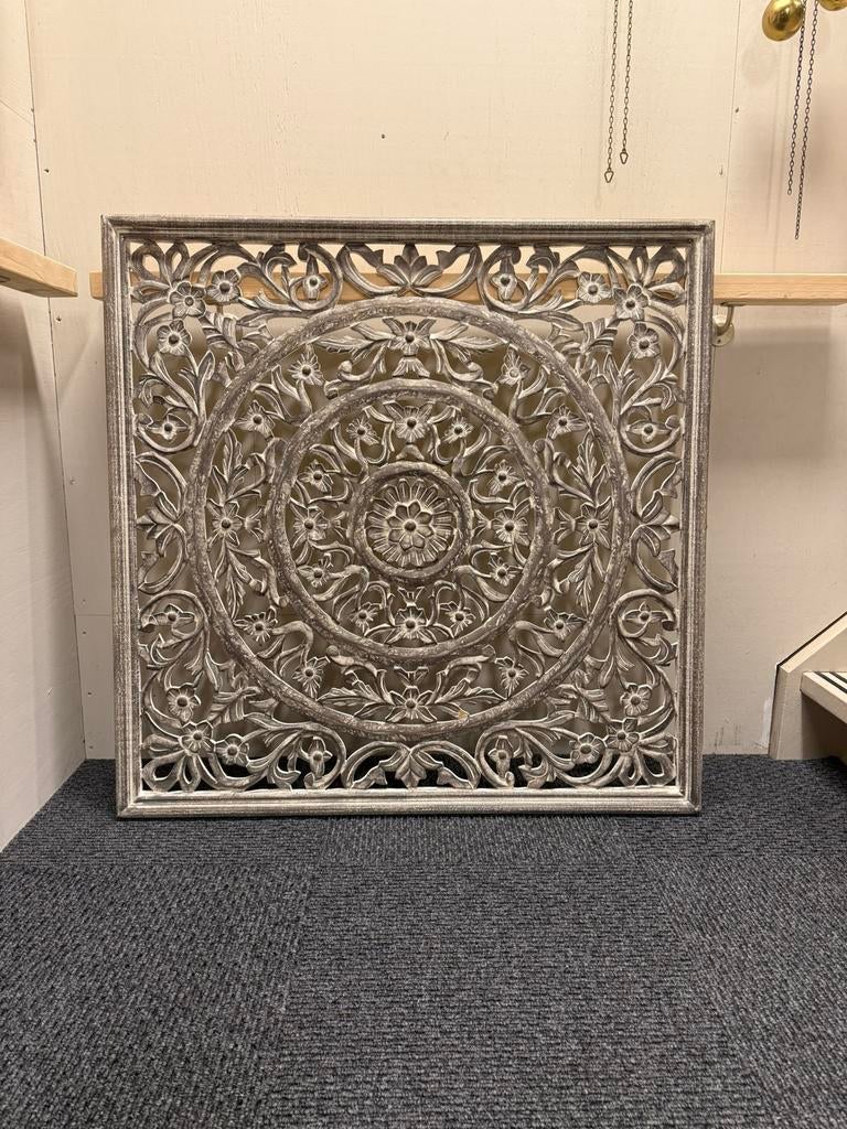 Wandpaneel white wash 90 x 90 cm, Ophalen, Onbekend, Zo goed als nieuw, Onbekend