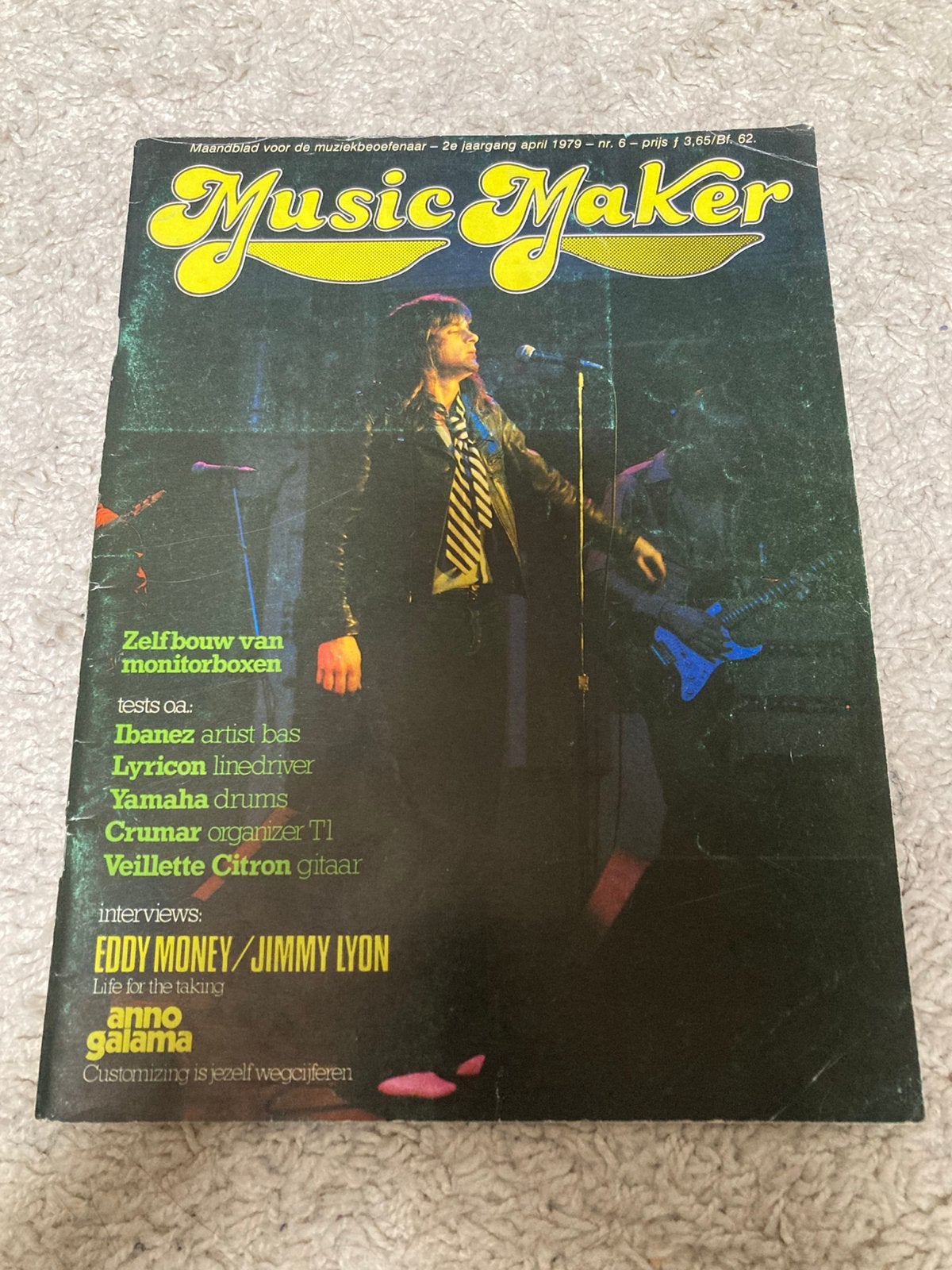 Music Maker Magazine - April 1979 - Vintage Muziekblad, Ophalen of Verzenden, Zo goed als nieuw, Muziek, Film of Tv