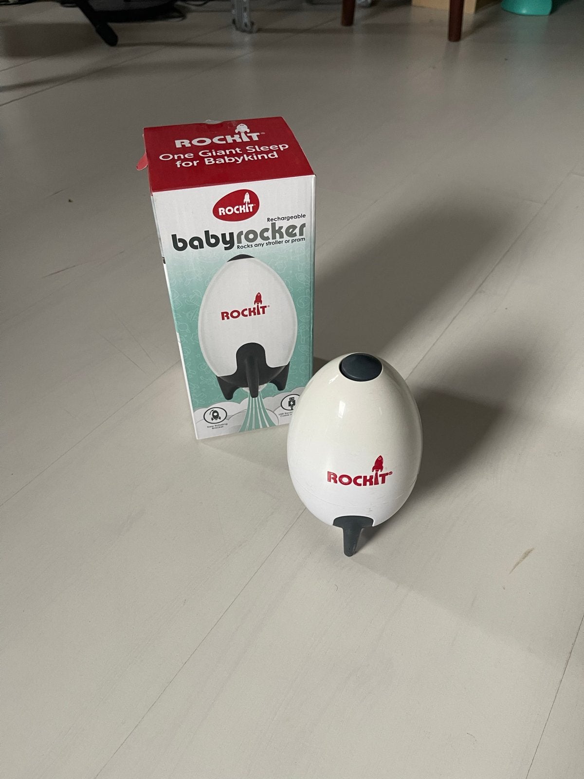 Rockit Babyrocker - Wieg- en kinderwagenrocker, Ophalen, Zo goed als nieuw, Kinderwagen, Overige merken