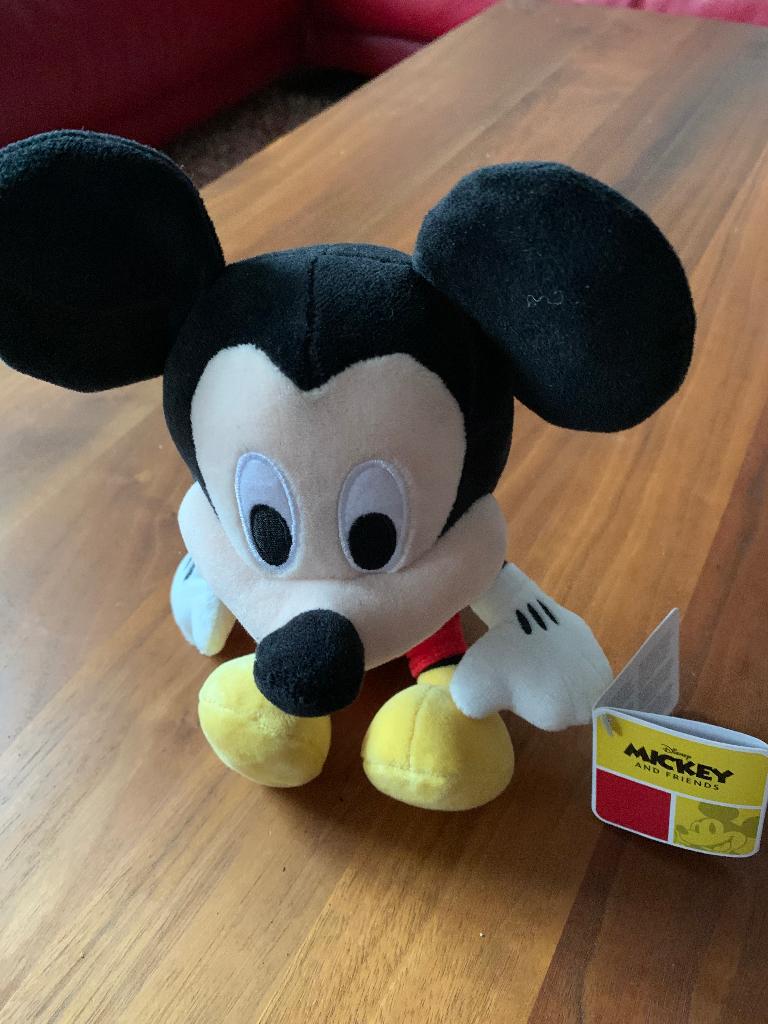Disney knuffels mini Mickey en Goofy, Ophalen of Verzenden, Mickey Mouse, Nieuw, Knuffel