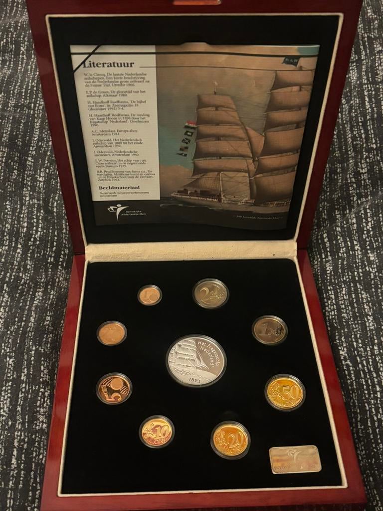 Nederland Muntmeesterset 2003 ‘Het fregatschip Nederland’, Ophalen of Verzenden, Koningin Beatrix, Euro's, Setje