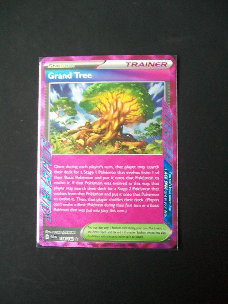 8478: Nieuwe Pokemon Kaart holofoil   GRAND TREE (136/142), Verzenden, Nieuw, Losse kaart, Foil