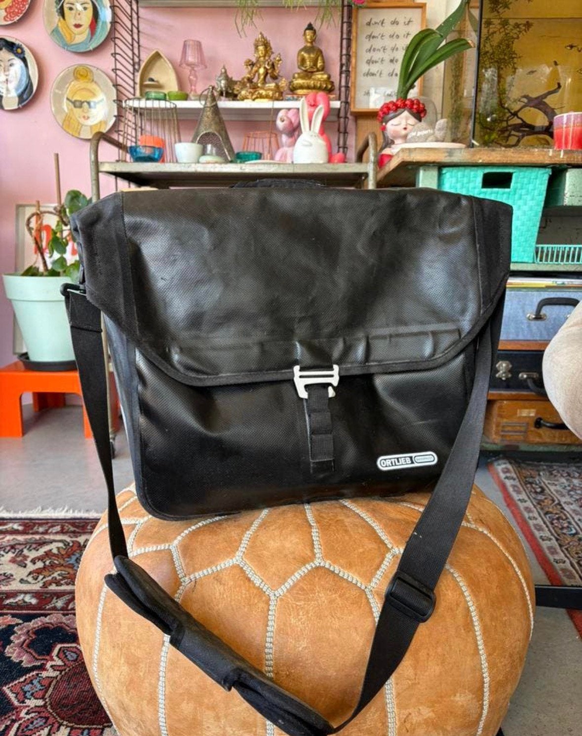 Ortlieb messenger office bag zwart fietstas met laptopvak, Ophalen of Verzenden, Gebruikt