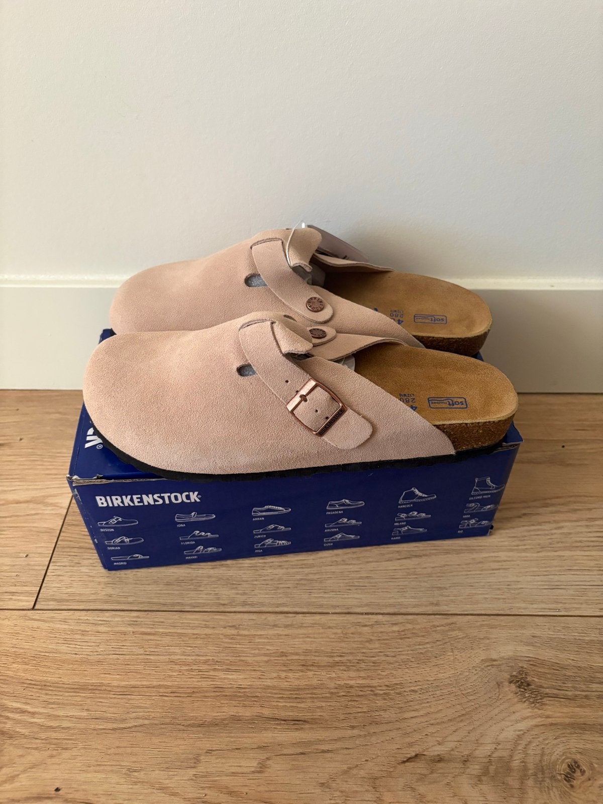 Birkenstock Boston Clogs - Maat 43 - Sand, Nieuw, Ophalen of Verzenden, Bruin, Klompen