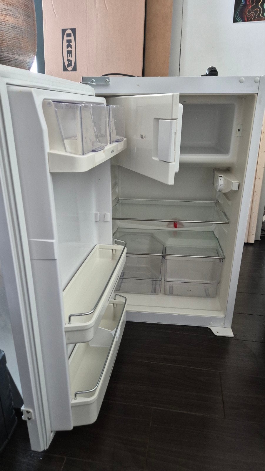 ATAG inbouw koelkast met vriesvak, 85 tot 120 cm, Gebruikt, 75 tot 100 liter, Ophalen of Verzenden
