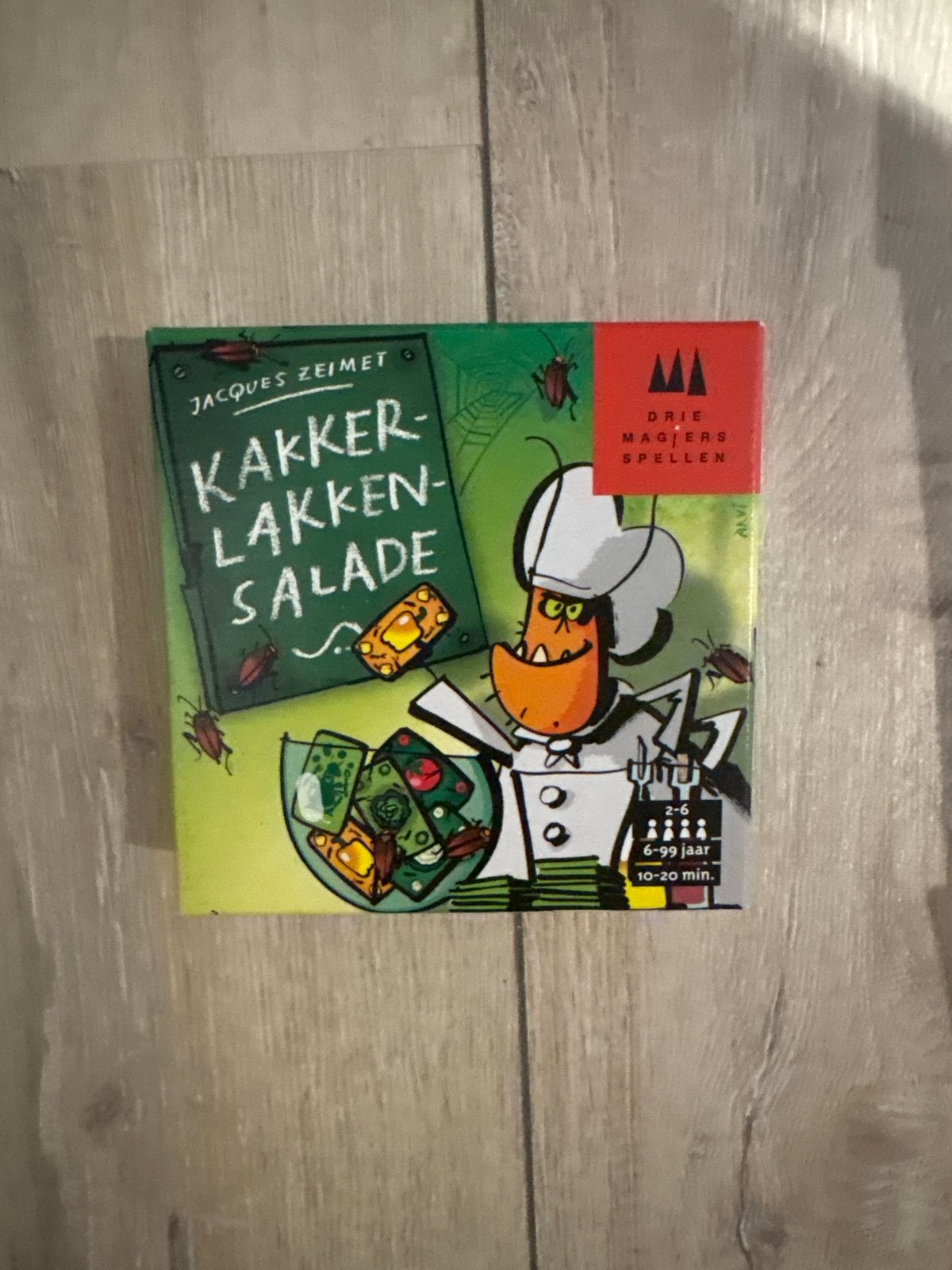 Kakkerlakken Salade - Leuk kaartspel voor jong en oud, Hobby en Vrije tijd, Gezelschapsspellen | Kaartspellen, Een of twee spelers