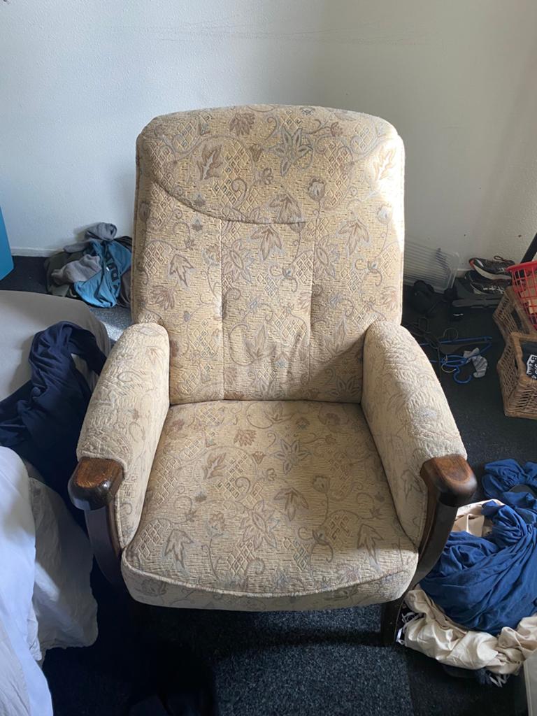 Oma stoel, Huis en Inrichting, Ophalen, Zo goed als nieuw, 75 tot 100 cm, 50 tot 75 cm