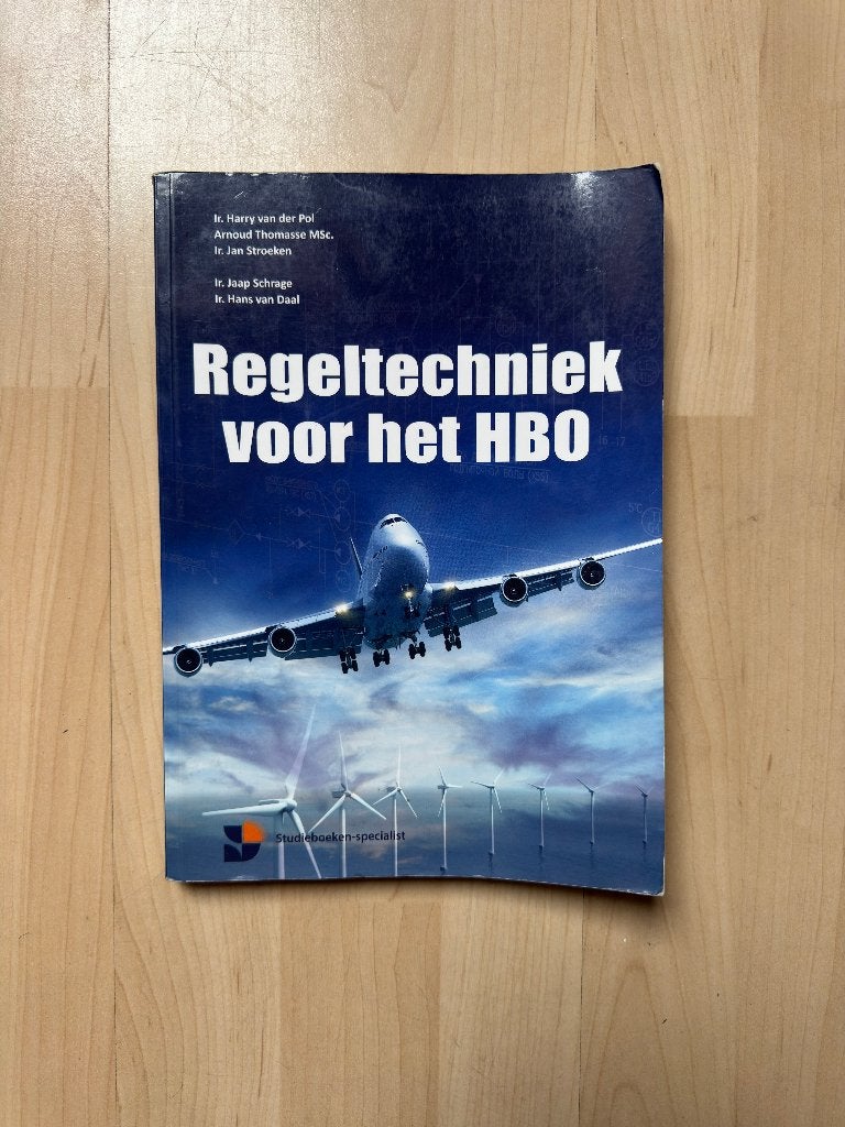 Regeltechniek voor het HBO – Harry van der Pol, 6e druk, Boeken, Harry van der Pol, Zo goed als nieuw, Beta, HBO